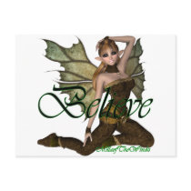 *Believe Fairy Elf 2 Post Cards
