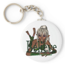 * Believe Fairy lyn Dwn Key Chain