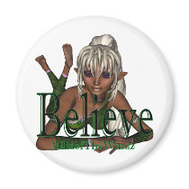 * Believe Fairy lyn Dwn Fridge Magnets