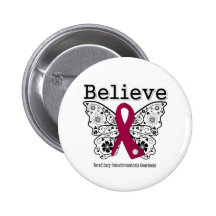 Believe Hereditary Hemochromatosis Button