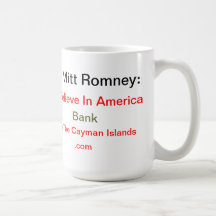 Believe In America Bank In Cayman Islands Coffee Mug