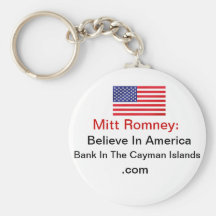 Believe In America Bank In The Cayman Islands Keychain