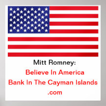 Believe In America Bank In The Cayman Islands Print