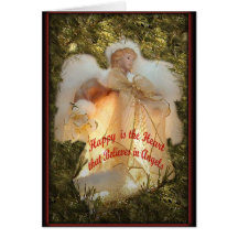 Believe in Angels Greeting Card