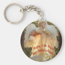 Believe in Angels Key Chain