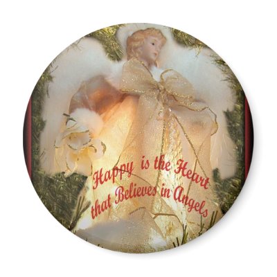 Believe in Angels Refrigerator Magnet by cheriperry