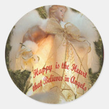 Believe in Angels Stickers