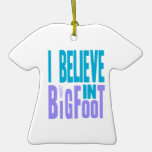 Believe in BIGfoot! Christmas Tree Ornament