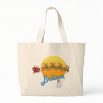 Believe In Santa Claus Canvas Bag