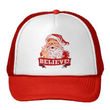 Believe In Santa Claus Trucker Hats