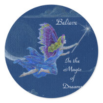 Believe In the Magic of Dreams Fairy Sticker