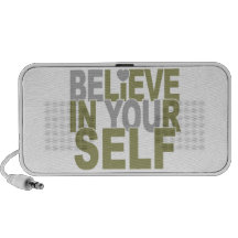 BELIEVE IN YOURSELF custom Doodle speaker