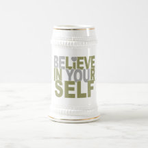 BELIEVE IN YOURSELF mug – choose style, colour