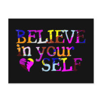 Believe In Yourself postcard