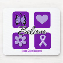 Believe Inspirations Cancer Awareness Mouse Pads
