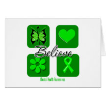 Believe Inspirations Mental Health Awareness Greeting Cards