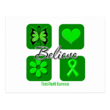 Believe Inspirations Mental Health Awareness Post Cards