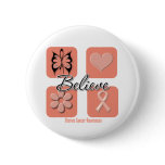 Believe Inspirations Uterine Cancer Pins