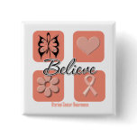 Believe Inspirations Uterine Cancer Buttons