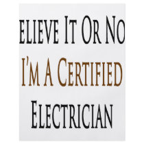 Believe It Or Not I'm A Certified Electrician Personalized Flyer