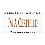 Believe It Or Not I'm A Certified Electrician photo cards