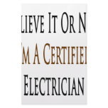 Believe It Or Not I'm A Certified Electrician stationery