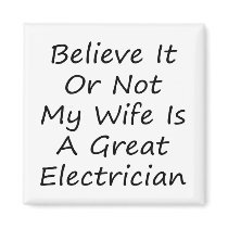Believe It Or Not My Wife Is A Great Electrician