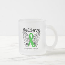 Believe - Kidney Cancer Butterfly Coffee Mug