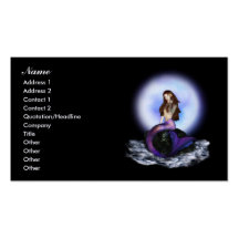 Believe Mermaid Business Cards 2