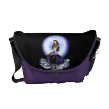 Believe Mermaid Rickshaw Messenger Bag
