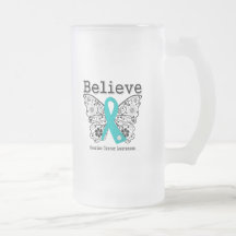Believe - Ovarian Cancer Butterfly Mugs