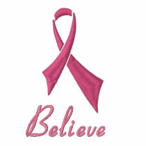 Believe Pink Ribbon Long Sleeve