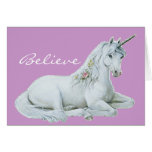 Believe Unicorn Note Card
