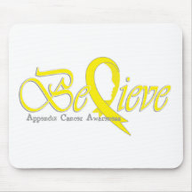 "Believe" Yellow Ribbon Collection Mouse Pads