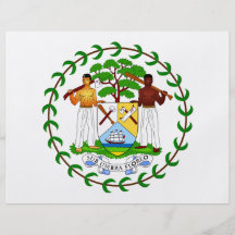 Belize Coat of Arms Flyer