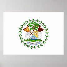 Belize Coat of Arms Print