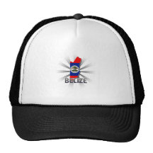 Belize Flag Map 2.0 Trucker Hat