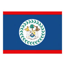 Belize Flag Personalized Invitation