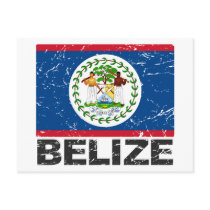 Belize Vintage Flag Post Cards