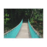 Belize Wooden Bridge Postcard
