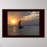 Belizean Sunset posters