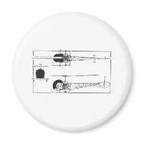 Bell 47 Helicopter Magnet