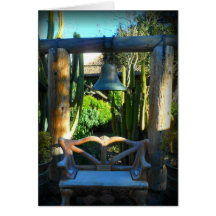 Bell and Bench 2.jpg Greeting Card