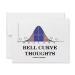 Bell Curve Thoughts (Statistics Attitude) invitations
