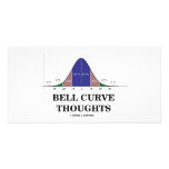 Bell Curve Thoughts (Statistics Attitude) photo cards