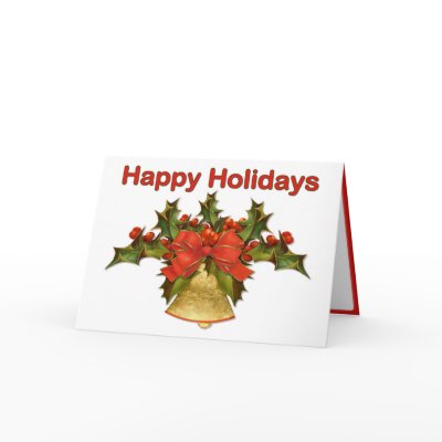 Bell & Holly Card by Spice