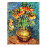 Bell Lilies in a Copper Vase, Van Gogh Postcard