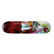 Bell on Fire Engine Custom Skate Board