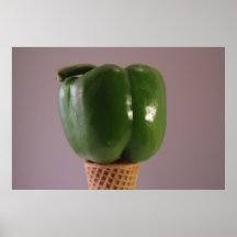 Bell Pepper Ice Cream Print