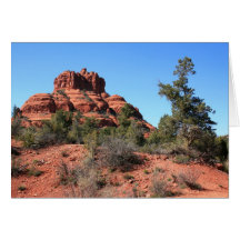 Bell Rock Landscape Greeting Cards
